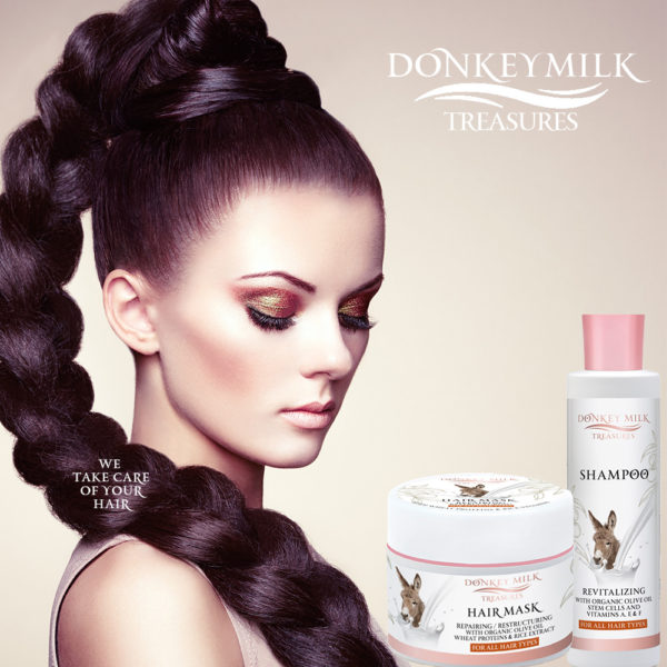 Pharmaid Donkey Milk Treasures Model Haircare
