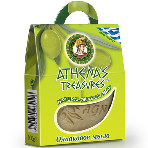 Athena Treasures Olive Soap Wide box