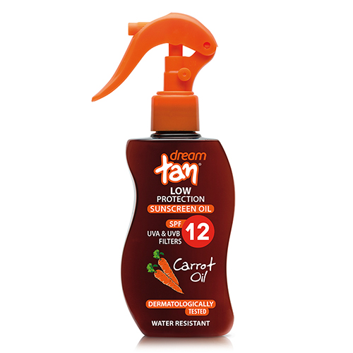 Sunscreen Carrot Oil Low Protection SPF 12