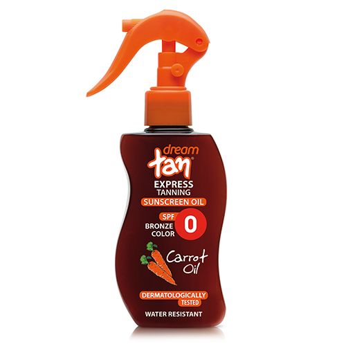 Sunscreen Carrot Oil Express Tanning SPF 0′ 150ml