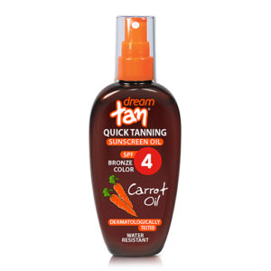 Sunscreen Carrot Oil Quick Tanning SPF 4′ 100ml