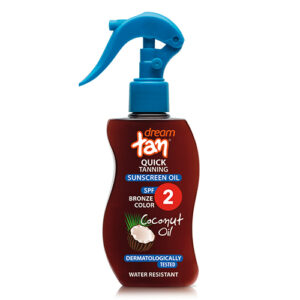 Sunscreen Coconut Oil Quick Tanning SPF 2′ 150ml