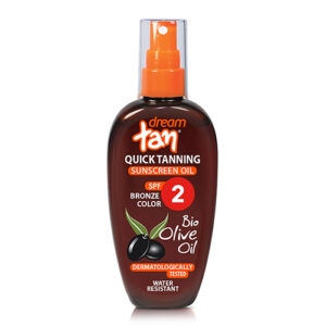 Sunscreen Olive Oil Quick Tanning SPF 2′ 100ml
