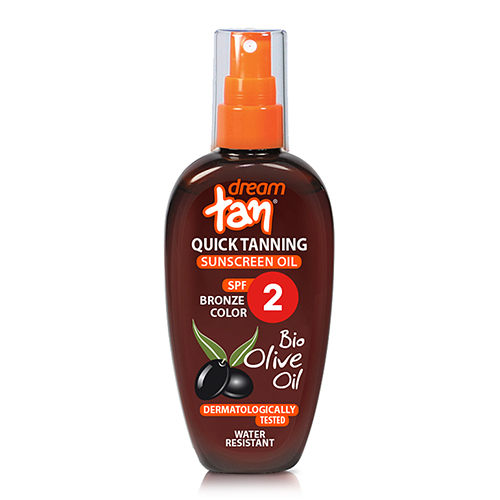 Sunscreen Olive Oil Quick Tanning SPF 2′ 100ml