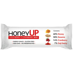 Honey Bar with Goji berry and Cranberry 40gr