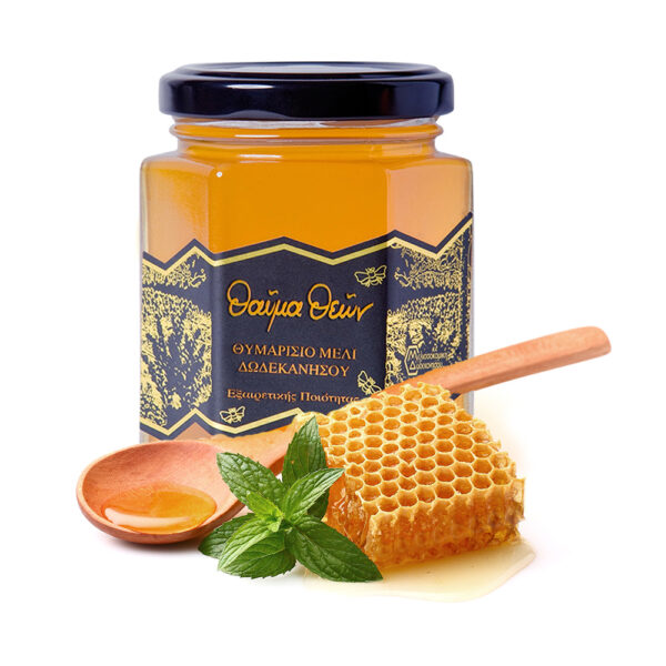 Miracle of Gods - THYME Honey from Greek Islands 250g sfeer
