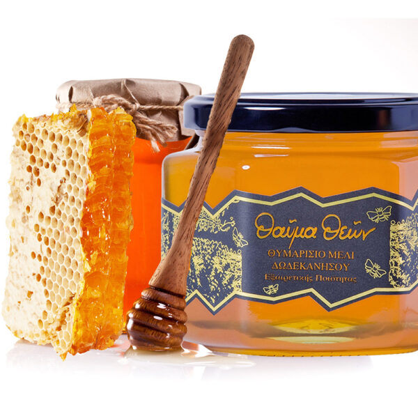 Miracle of Gods THYME Honey from Greek islands 500g sfeer