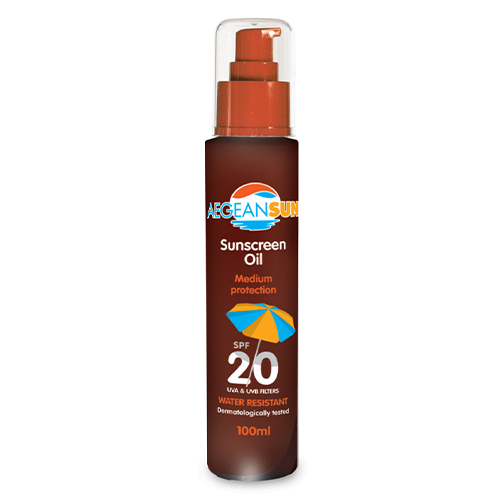 AegeanSun Sunscreen Oil spf 20