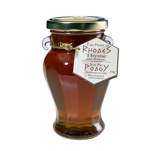 Amphoreas pure Honey Thyme and Wild Flowers 270g Griekse Tijmhoning