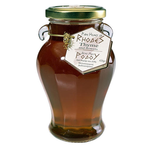 Amphoreas pure Honey Thyme and Wild Flowers 420g Honing uit Griekenland