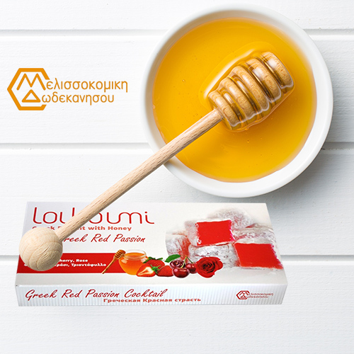 Loukoumi with Honey Greek Red Passion
