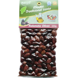 Rhodes Traditional Local Kalamata Olives 250g Geseald